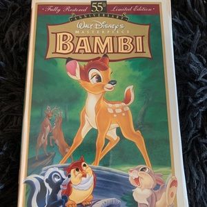 Bambi: 55th Anniversary Walt Disney's Masterpiece (VHS, Limited Edition)